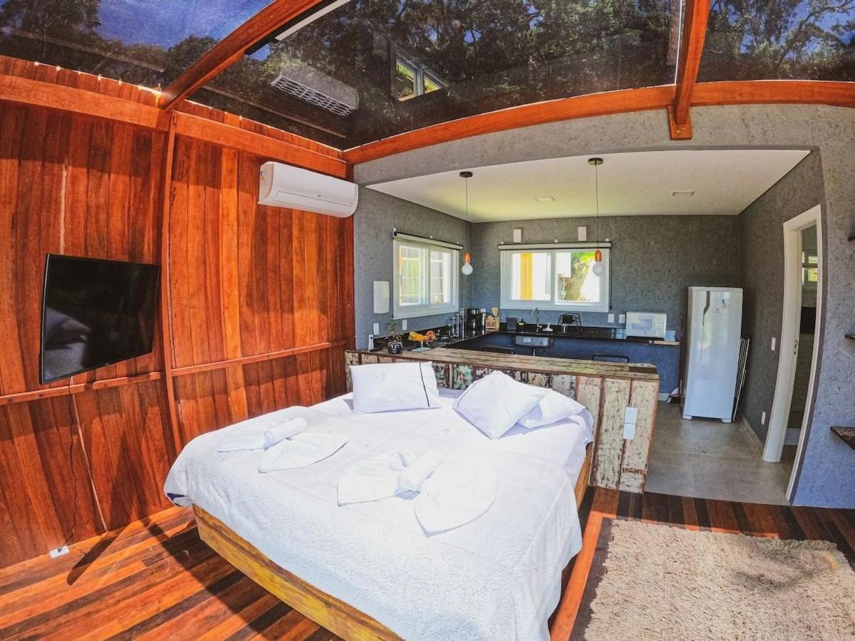 Casa De Vidro Alto Padrao - Hospedar Com Proposito Villa Florianópolis Eksteriør bilde