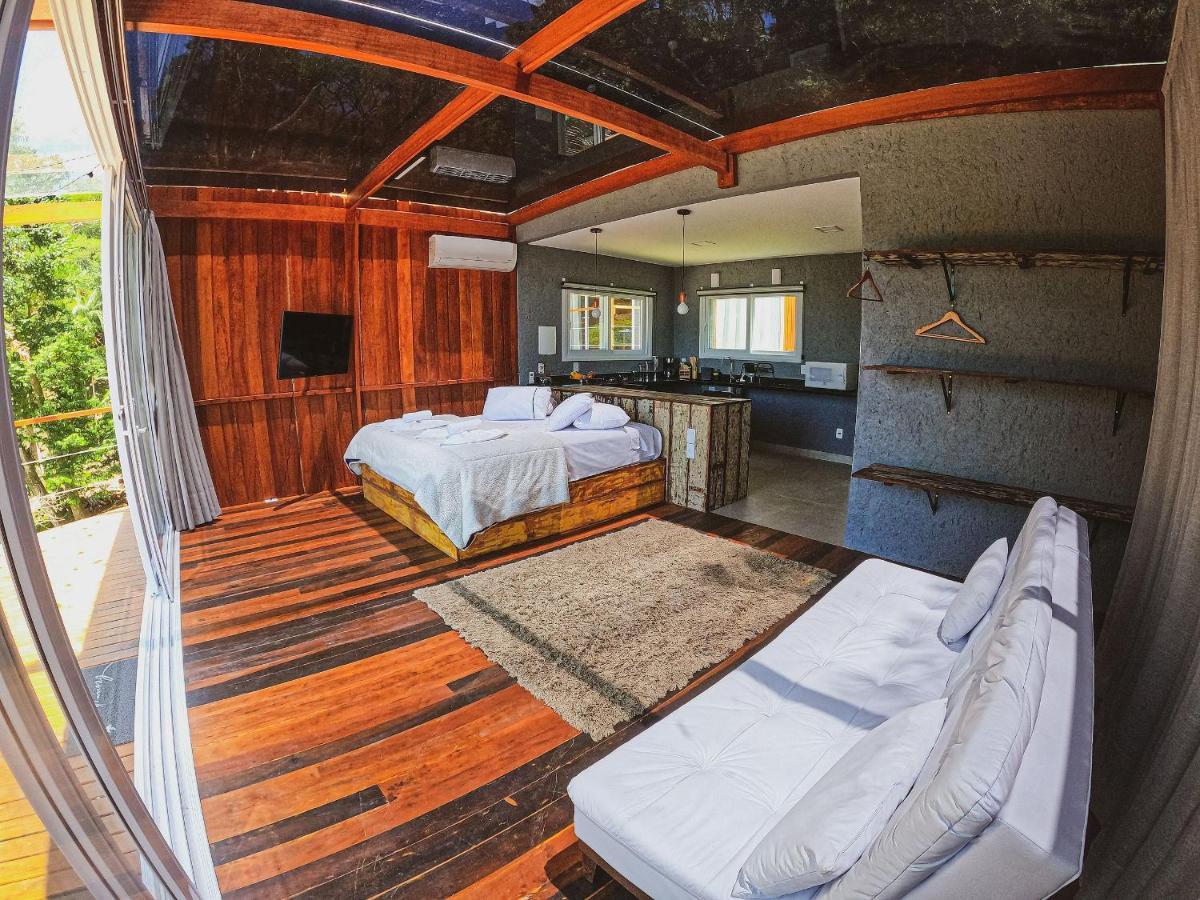 Casa De Vidro Alto Padrao - Hospedar Com Proposito Villa Florianópolis Eksteriør bilde