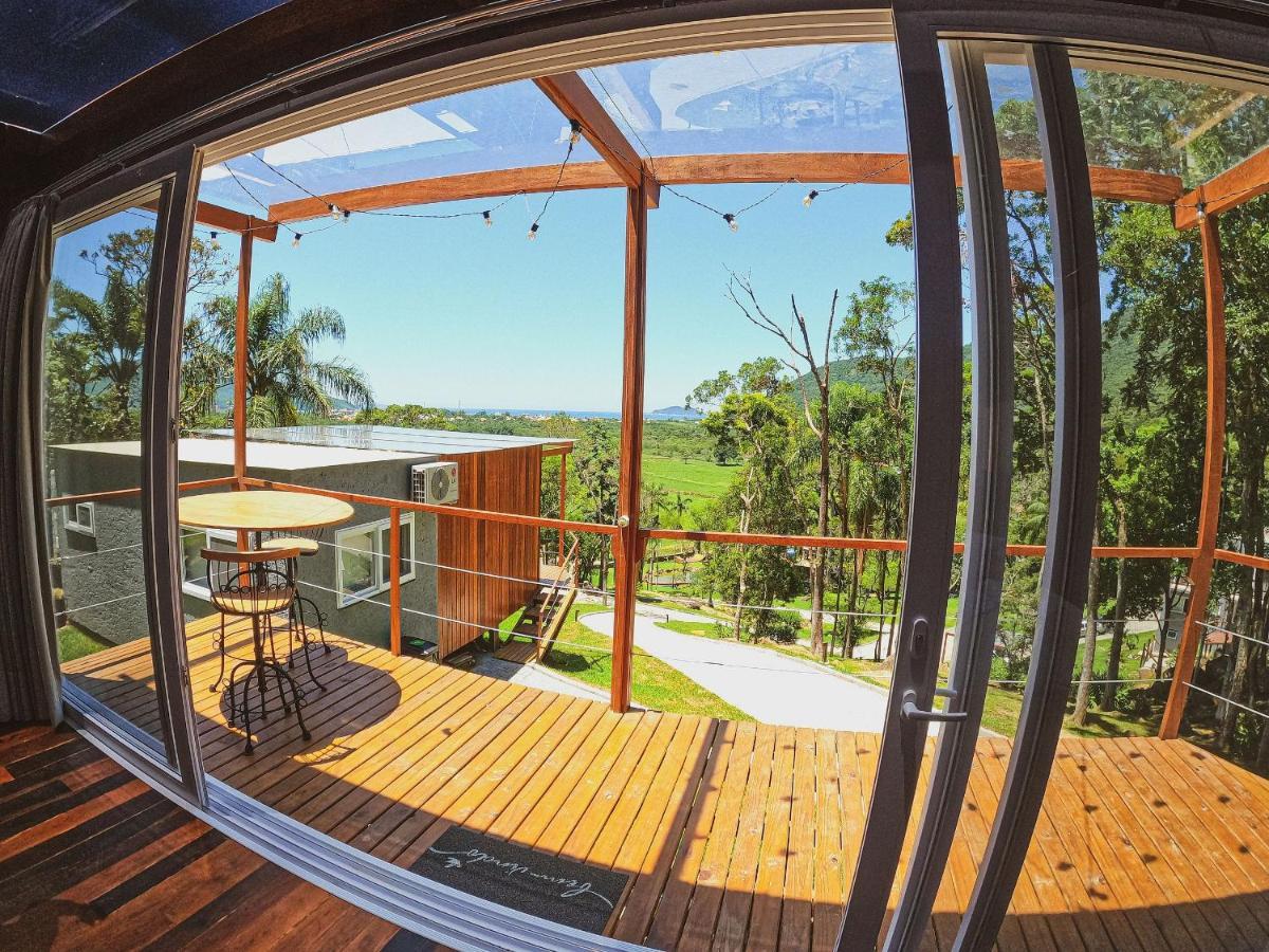 Casa De Vidro Alto Padrao - Hospedar Com Proposito Villa Florianópolis Eksteriør bilde