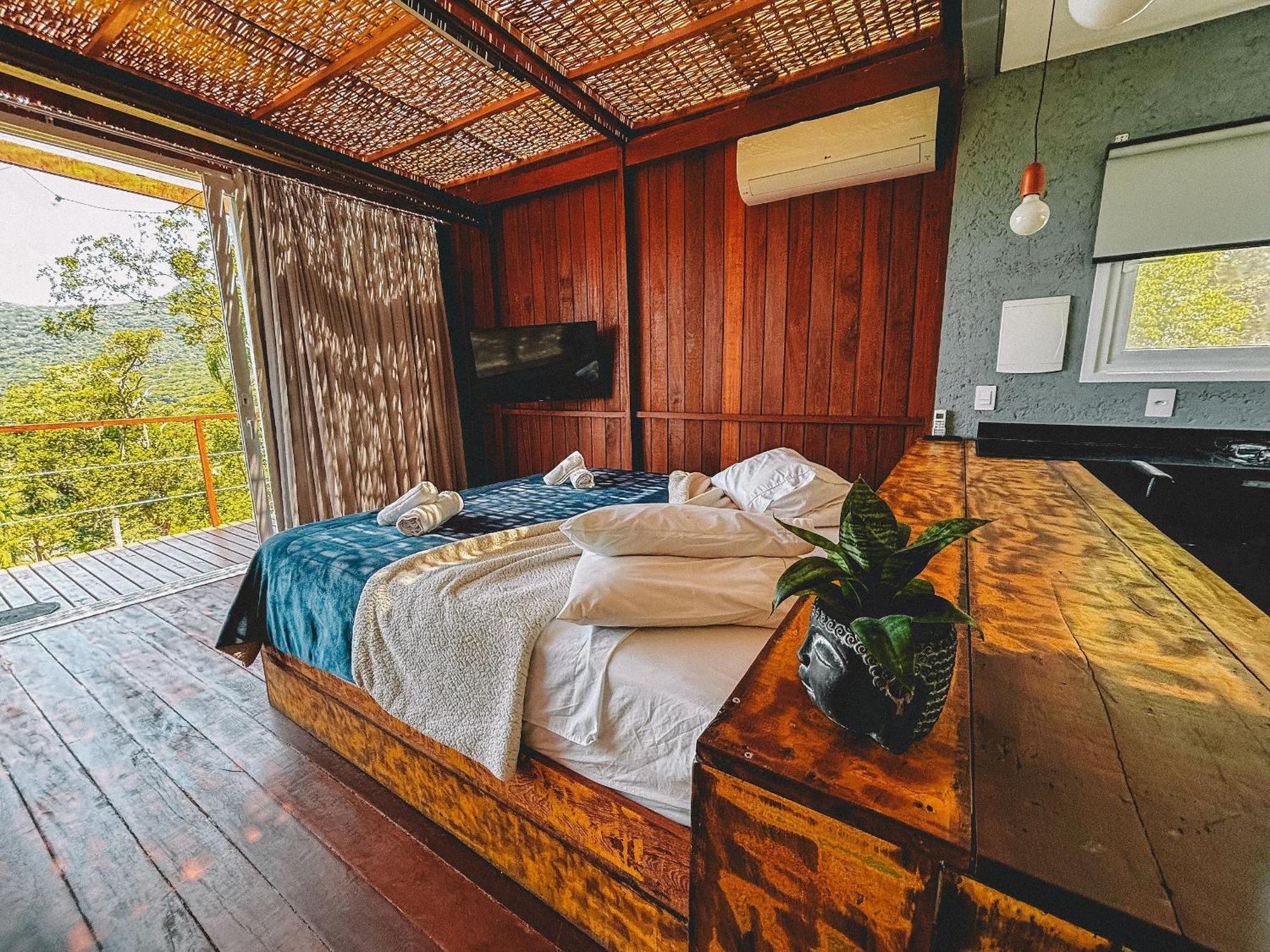 Casa De Vidro Alto Padrao - Hospedar Com Proposito Villa Florianópolis Eksteriør bilde